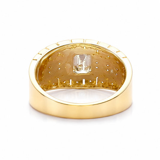 14K Lab Grown Diamond Heart-Cut Halo Ring