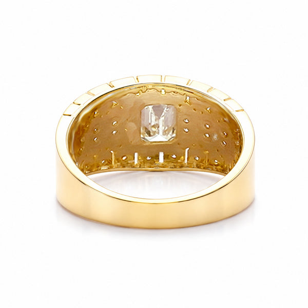 14K Lab Grown Diamond Heart-Cut Halo Ring