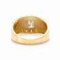 14K Lab Grown Diamond Heart-Cut Halo Ring