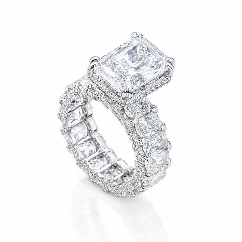 14K Lab Grown Diamond Round-Cut Statement Cocktail Ring