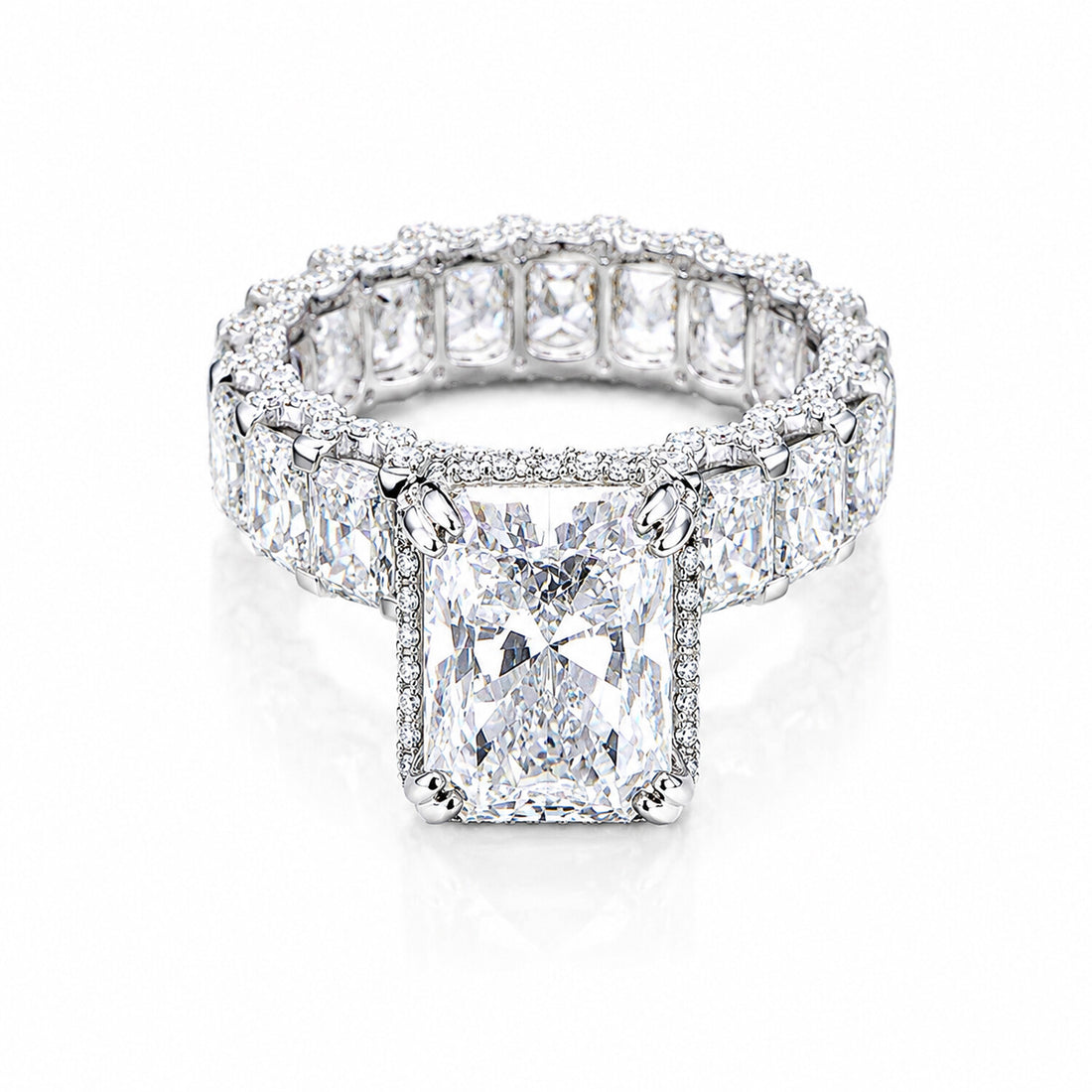 14K Lab Grown Diamond Round-Cut Statement Cocktail Ring