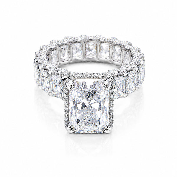14K Lab Grown Diamond Round-Cut Statement Cocktail Ring