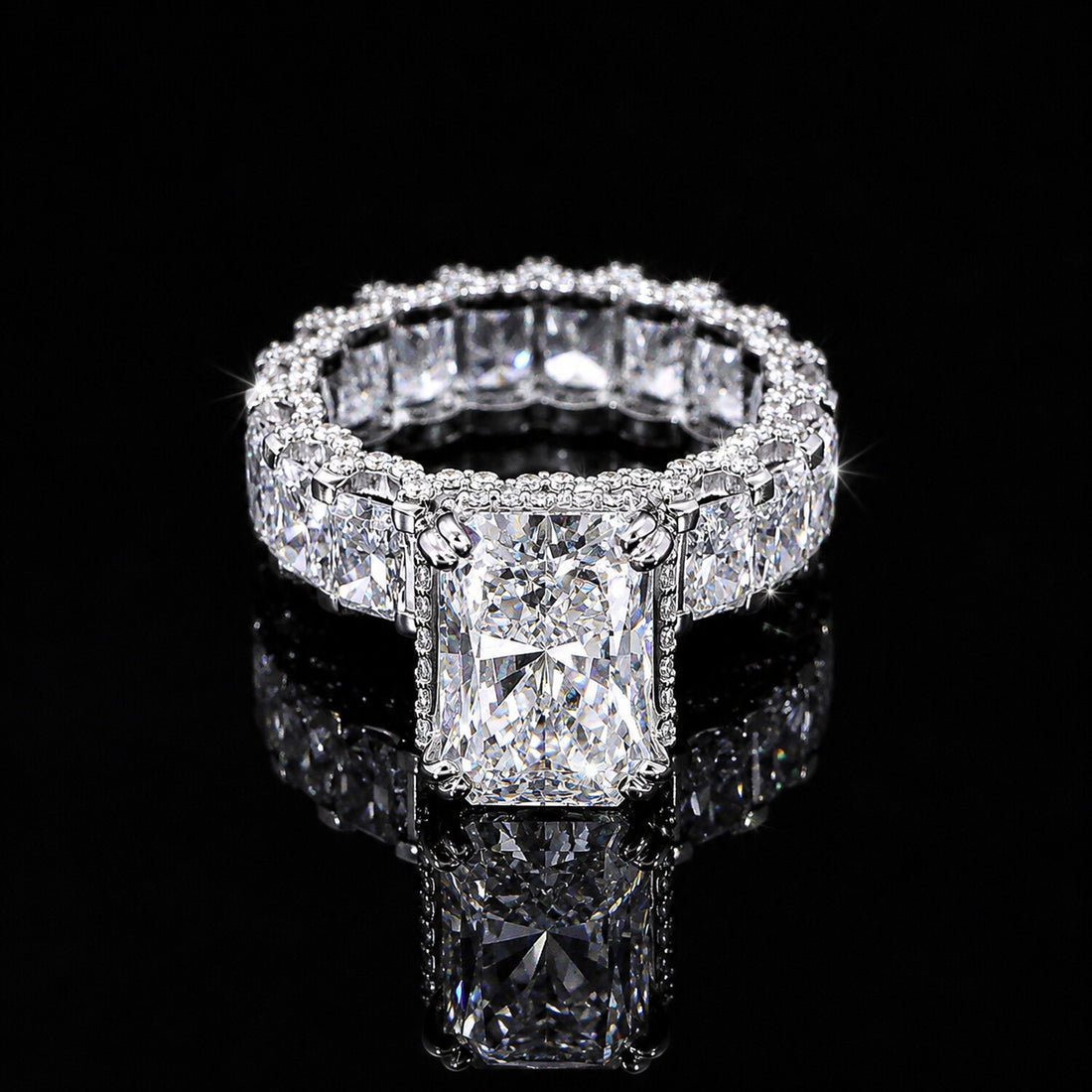 14K Lab Grown Diamond Round-Cut Statement Cocktail Ring