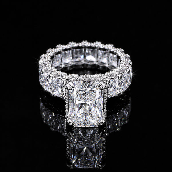 14K Lab Grown Diamond Round-Cut Statement Cocktail Ring