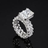 14K Lab Grown Diamond Round-Cut Statement Cocktail Ring