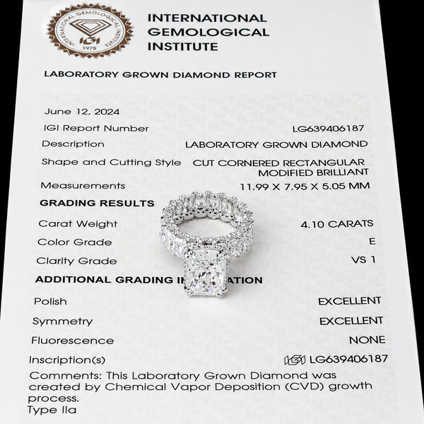 14K Lab Grown Diamond Round-Cut Statement Cocktail Ring