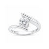 14K/18K Lab Grown Diamond Round Cut Ring for Women