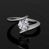 14K/18K Lab Grown Diamond Round Cut Ring for Women