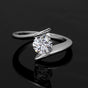 14K/18K Lab Grown Diamond Round Cut Ring for Women