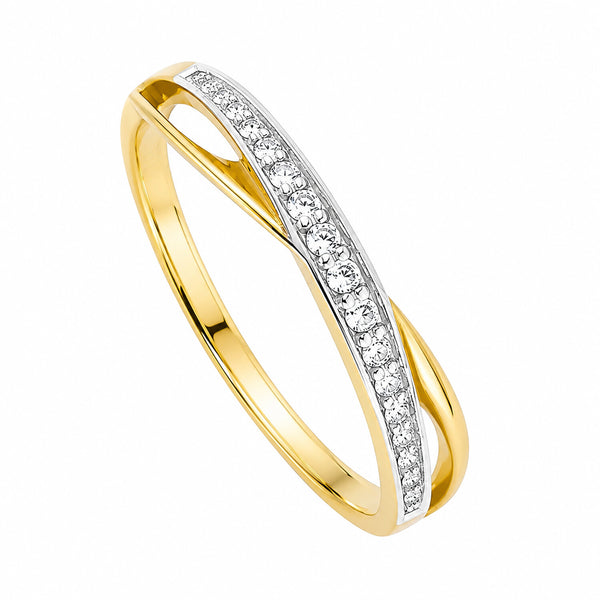 18K Lab Grown Diamond Round-Cut Mini Cluster Ring
