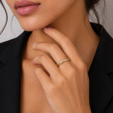 18K Lab Grown Diamond Round-Cut Mini Cluster Ring