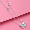 18K Lab Grown Emerald-Cut Diamond Solitaire Pendant Necklace