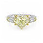 14K Lab Grown Diamond Heart-Cut Statement Heart Ring