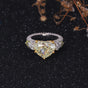 14K/18K Lab Grown Diamond Heart Solitaire Ring, 10.88 Ct, VVS/E | IGI Certified