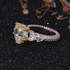 14K Lab Grown Diamond Heart-Cut Statement Heart Ring