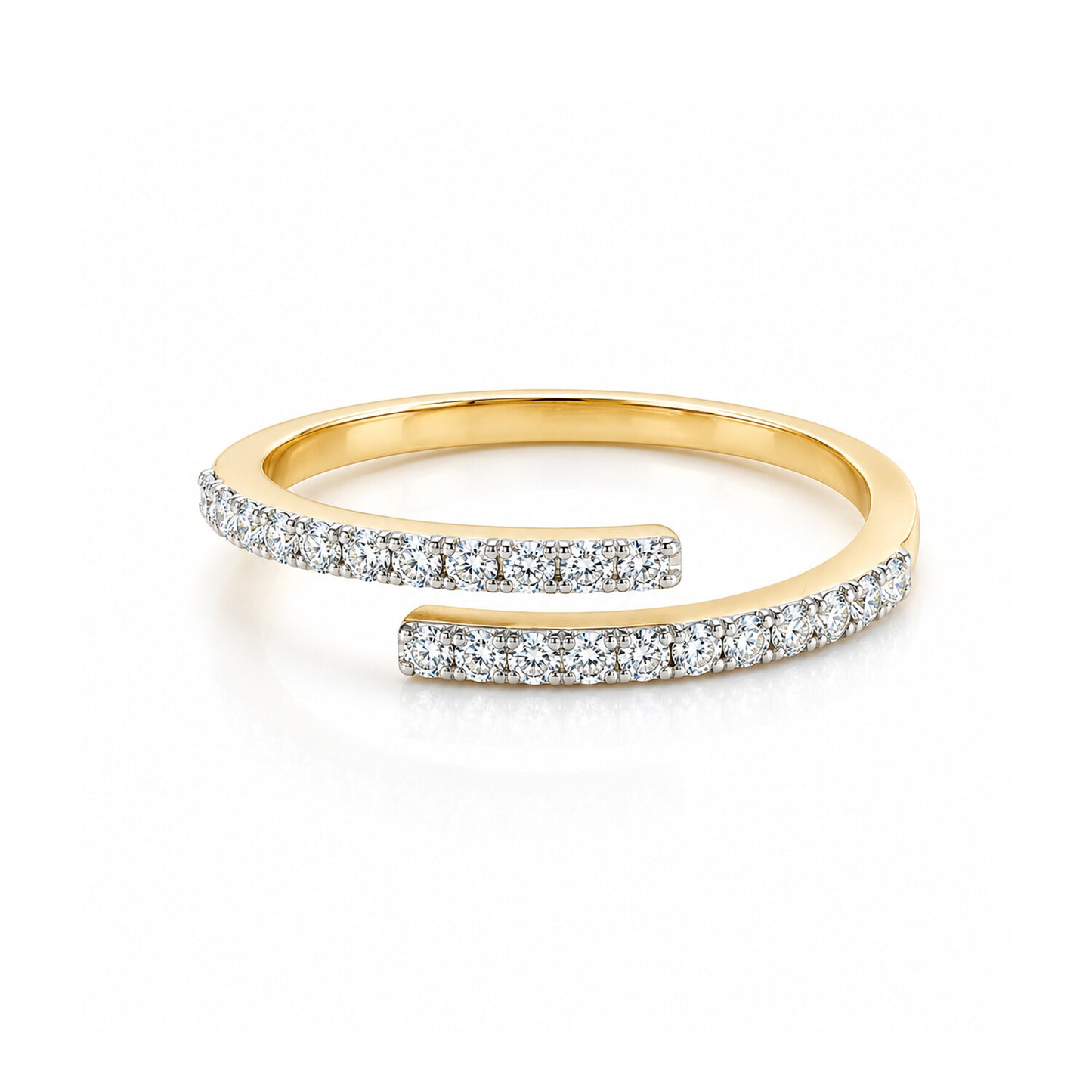 18K Lab Grown Diamond Round Cut Ring for Women