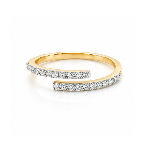 18K Lab Grown Diamond Round Cut Ring for Women