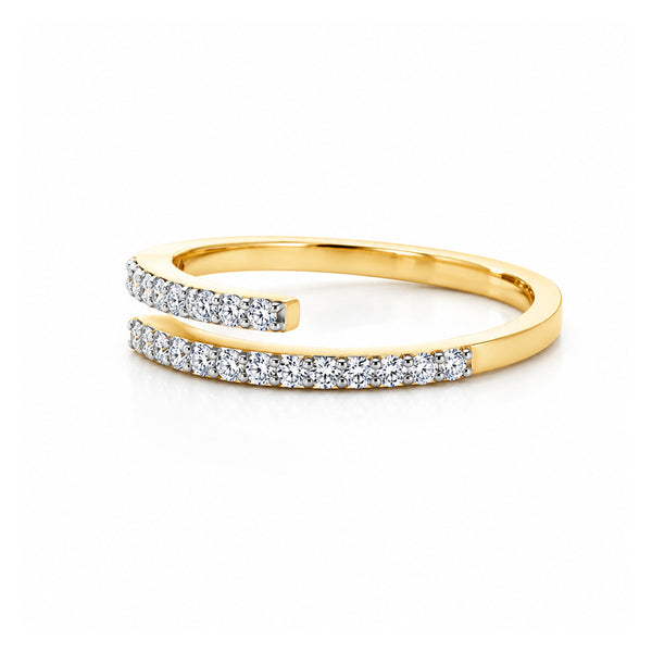 18K Lab Grown Diamond Round Cut Ring for Women
