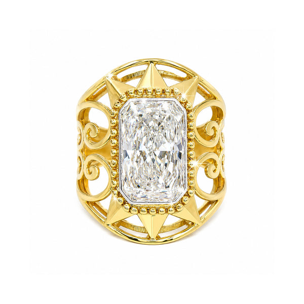 14K Lab Grown Diamond Sleek Polished Band Ring