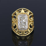 14K Lab Grown Diamond Sleek Polished Band Ring
