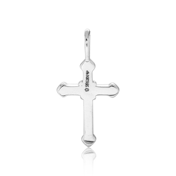 18K Gold Mixed-Cut Diamond Detail Pendant Necklace