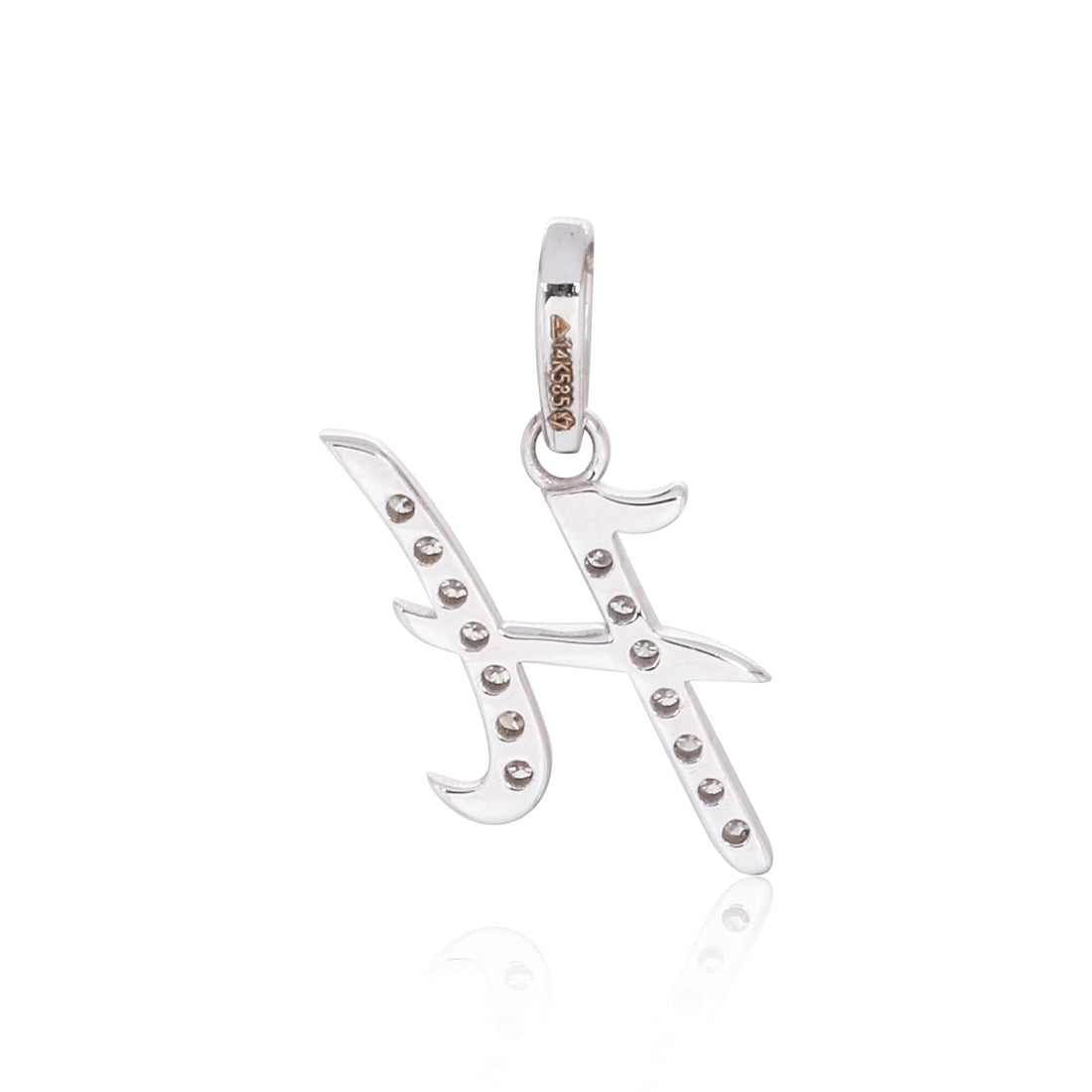 18K Lab Grown Diamond Solitaire Pendant Necklace
