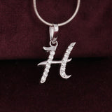 18K Lab Grown Diamond Solitaire Pendant Necklace