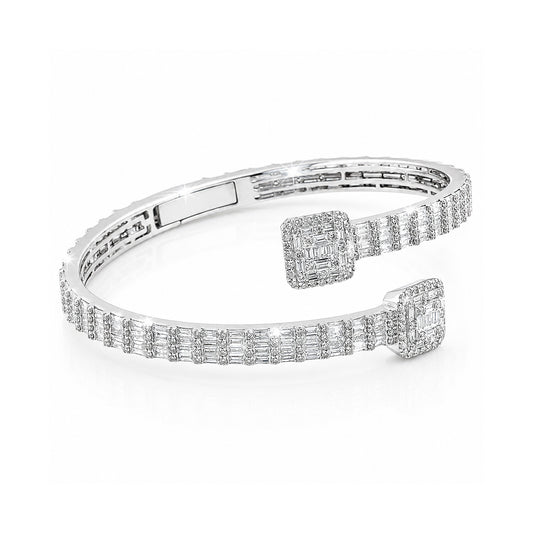 14K/18K Lab Grown Diamond Tennis Bracelet – Round Cut, 12.73ct, BIS Hallmark Gold