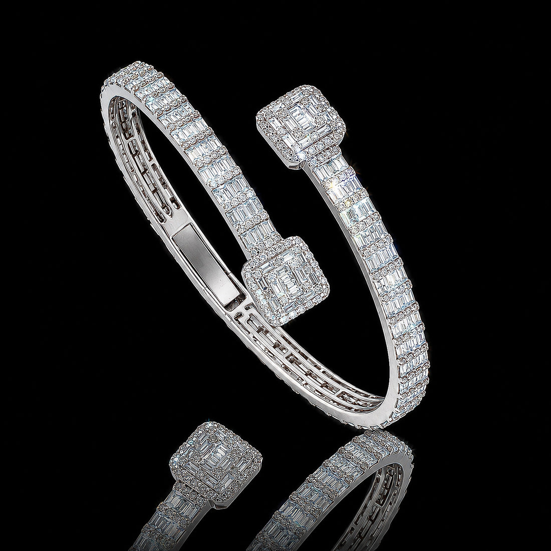 14K/18K Lab Grown Diamond Tennis Bracelet – Round Cut, 12.73ct, BIS Hallmark Gold