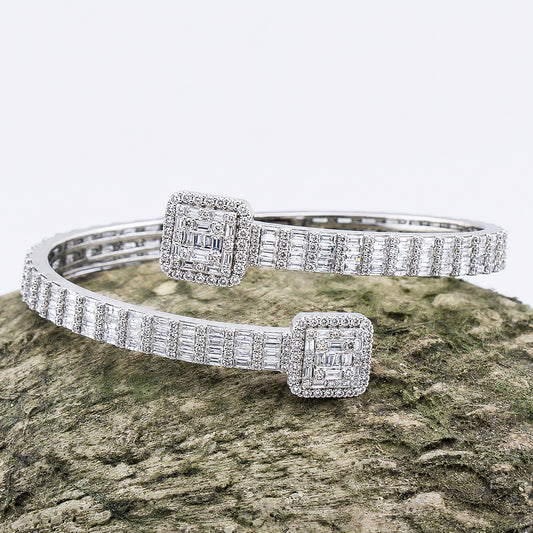 14K/18K Lab Grown Diamond Tennis Bracelet – Round Cut, 12.73ct, BIS Hallmark Gold
