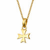 18K Gold Fancy-Cut Diamond Pendant Necklace