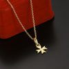 18K Gold Fancy-Cut Diamond Pendant Necklace