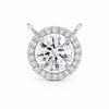14K/18K Lab Grown Diamond Cluster Pendant Necklace – Everyday Wear