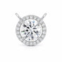 14K/18K Lab Grown Diamond Cluster Pendant Necklace – Everyday Wear