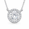 14K/18K Lab Grown Diamond Cluster Pendant Necklace – Everyday Wear