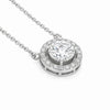 14K/18K Lab Grown Diamond Cluster Pendant Necklace – Everyday Wear