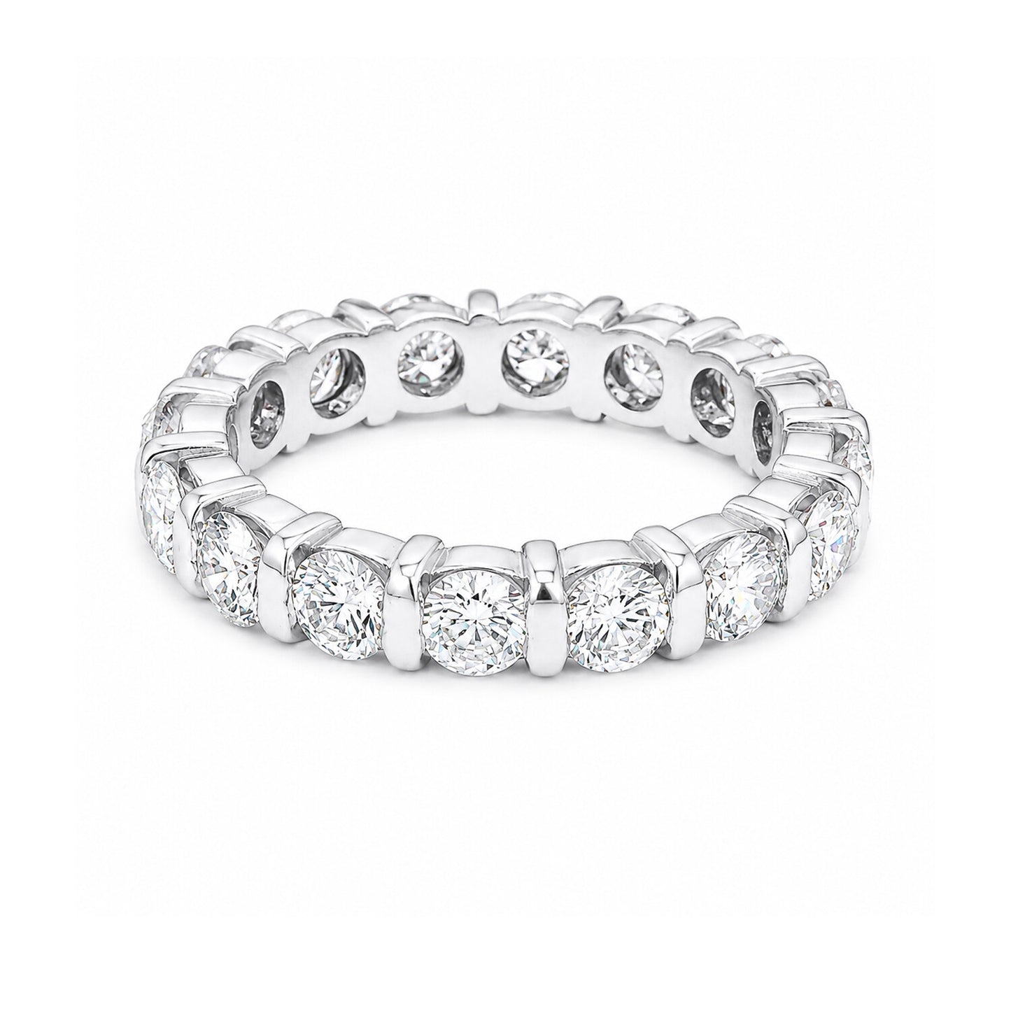 14K/18K Lab Grown Diamond Round Cut Ring for Women