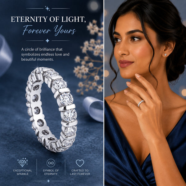 14K/18K Lab Grown Diamond Round Cut Ring for Women