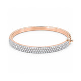 18K Lab Grown Diamond Tennis Bracelet – Round Cut, 3.26ct, BIS Hallmark Gold