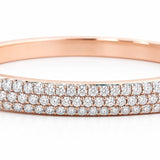18K Lab Grown Diamond Tennis Bracelet – Round Cut, 3.26ct, BIS Hallmark Gold