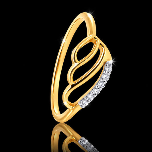 18K Lab Grown Diamond Round Delicate Cluster Ring | IGI Certified