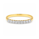 14K/18K Lab Grown Diamond Round Halo Ring (0.36 ct tw) - BIS Hallmarked Gold