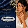 14K Lab Grown Diamond Round Delicate Cluster Ring | IGI Certified