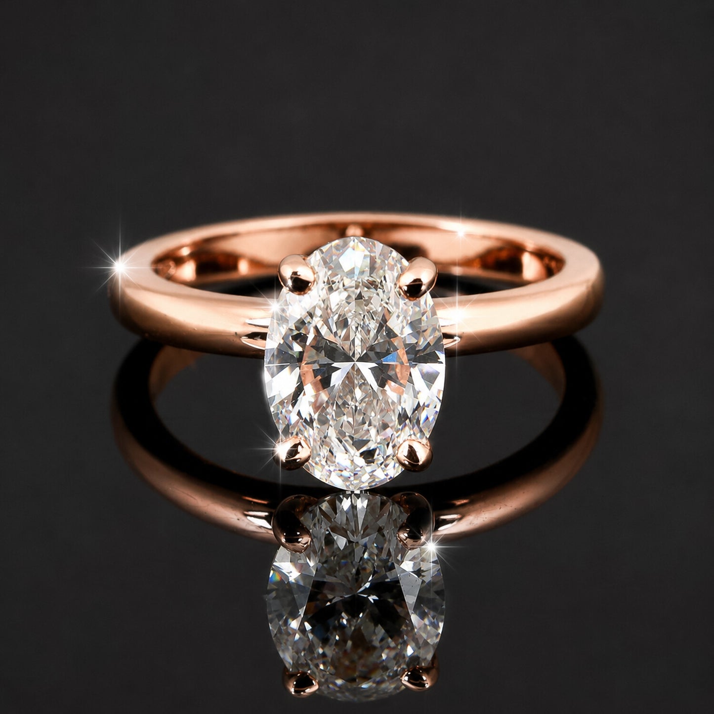 14K/18K Solid Gold Plain Band Ring - Minimalist Stackable, BIS Hallmarked