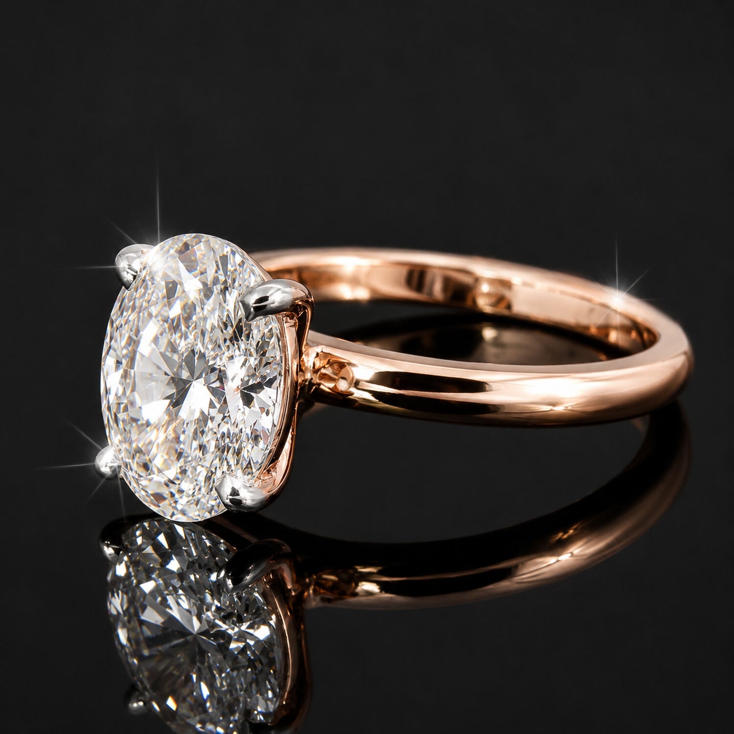 14K/18K Solid Gold Plain Band Ring - Minimalist Stackable, BIS Hallmarked
