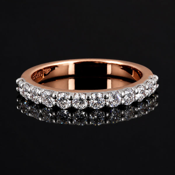 14K/18K Lab Grown Diamond Round Halo Ring (0.25 ct tw) - BIS Hallmarked Gold
