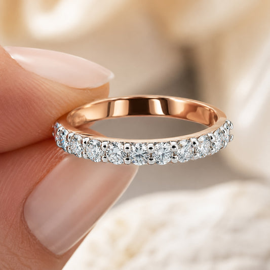 14K/18K Lab Grown Diamond Round Halo Ring (0.25 ct tw) - BIS Hallmarked Gold