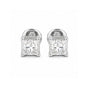 14K/18K Lab-Grown Diamond Solitaire Round Stud Earrings