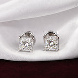 14K/18K Lab-Grown Diamond Solitaire Round Stud Earrings