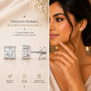14K/18K Lab-Grown Diamond Solitaire Round Stud Earrings